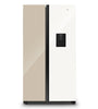 Hisense 508L Delectable Range No Frost Side By Side Refrigerator | White & Khaki | H670SDK-WD