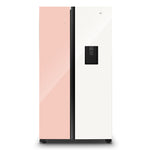 Hisense 508L Delectable Range No Frost Side By Side Refrigerator | Pink & White | H670DP-WD/RS3N518NAG
