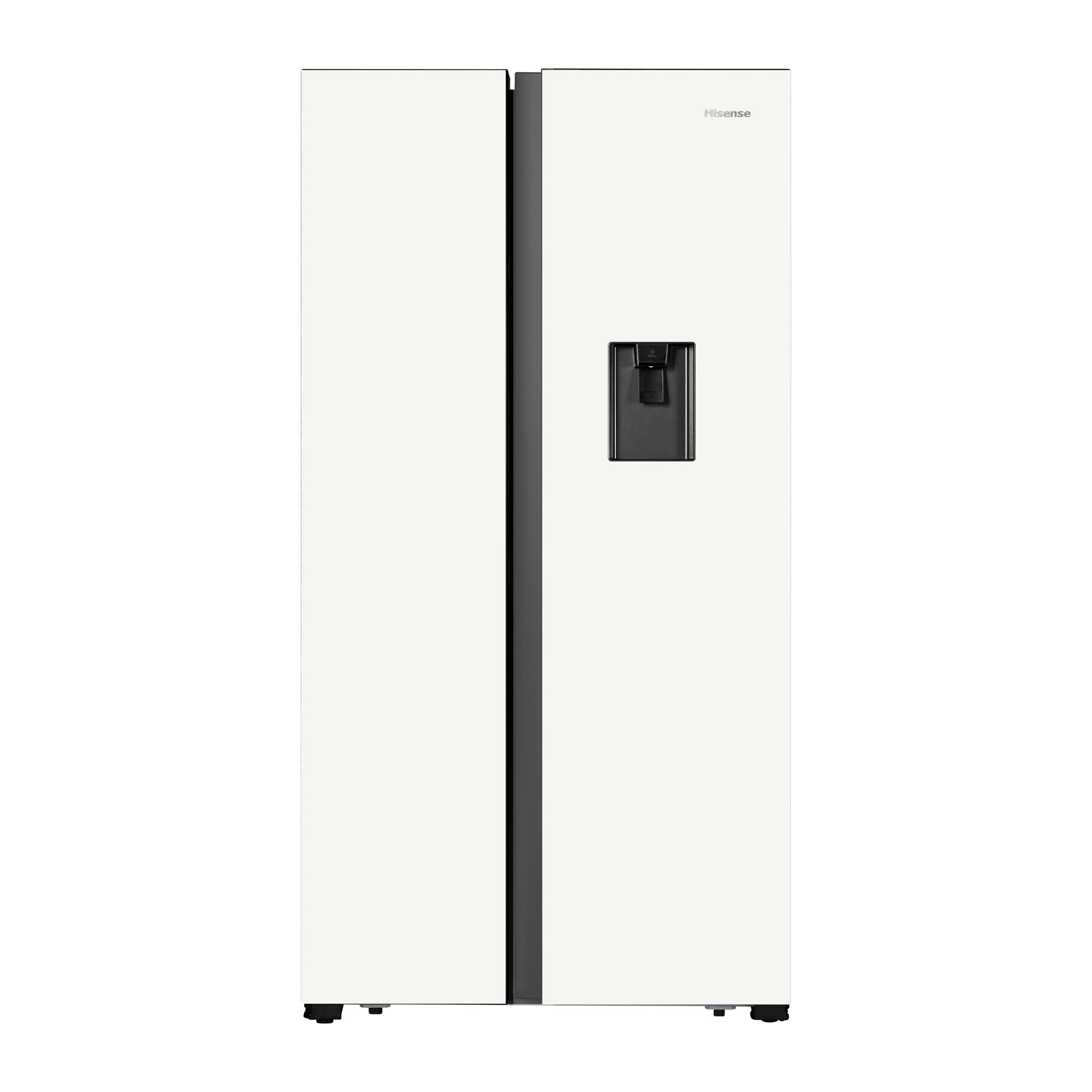Hisense 508L White No Frost Side By Side Fridge + Water Dispenser | H670SDW-WD