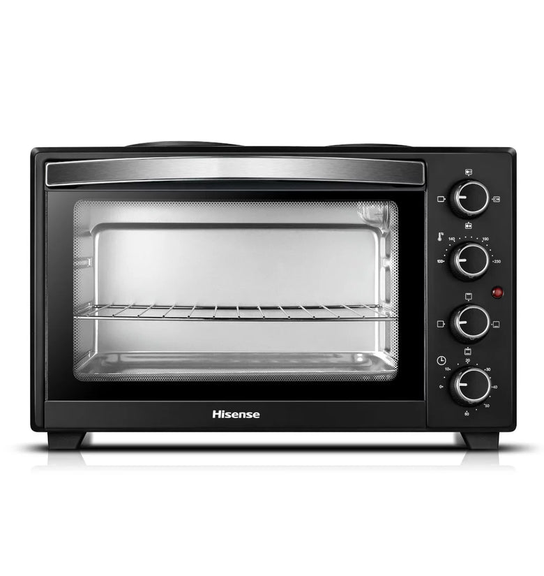 Hisense 28L Mini Electric Oven & Hotplate | Black | H28TOBKPKL16