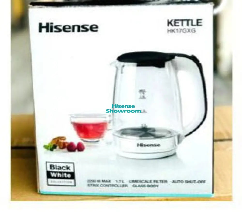 Hisense 1.7L Electric Kettle | Clear | HK17 GXG