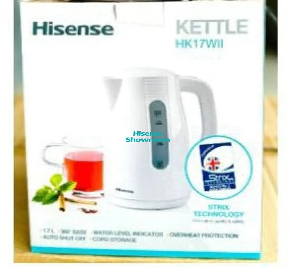 Hisense 1.7L Electric Kettle | White | HK17 WIII