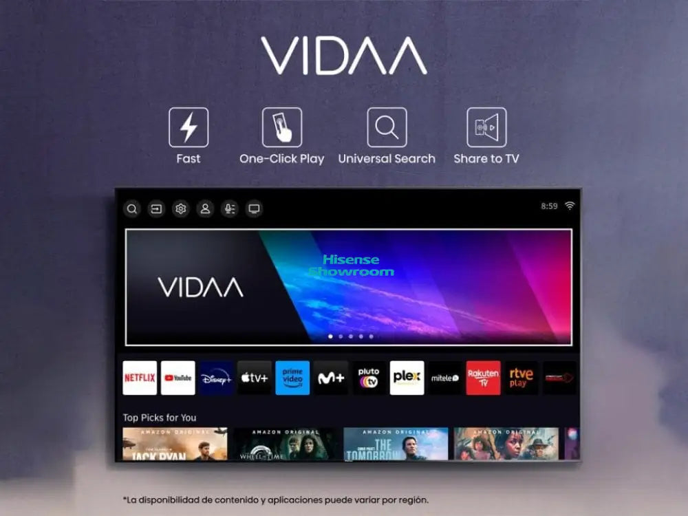 Hisense 100’’ Mini LED ULED Smart 4K TV | 100U7N