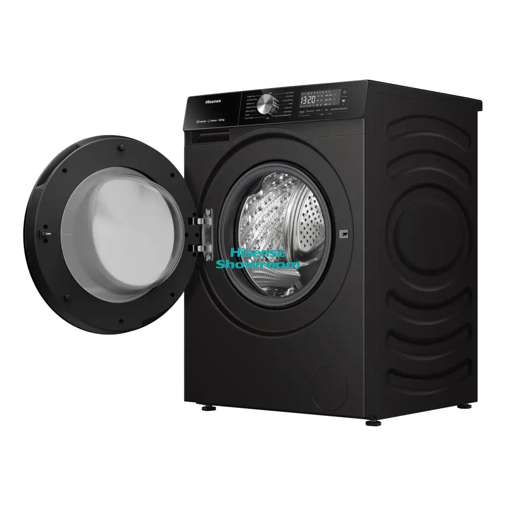 Hisense 10kg Fully Automatic Front Load Washing Machine | Wash Rinse & Spin | Premium Black | WF3S1042BB