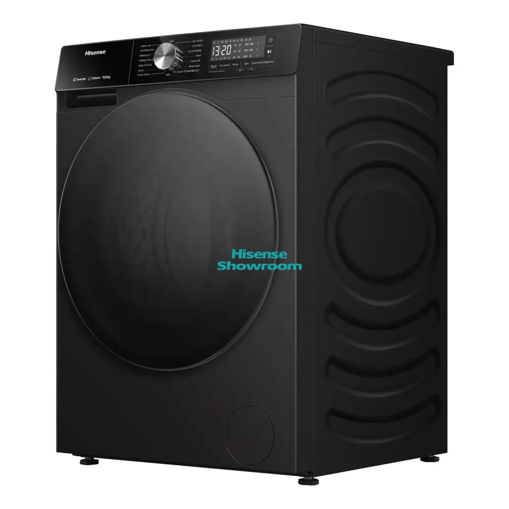Hisense 10kg Fully Automatic Front Load Washing Machine | Wash Rinse & Spin | Premium Black | WF3S1042BB