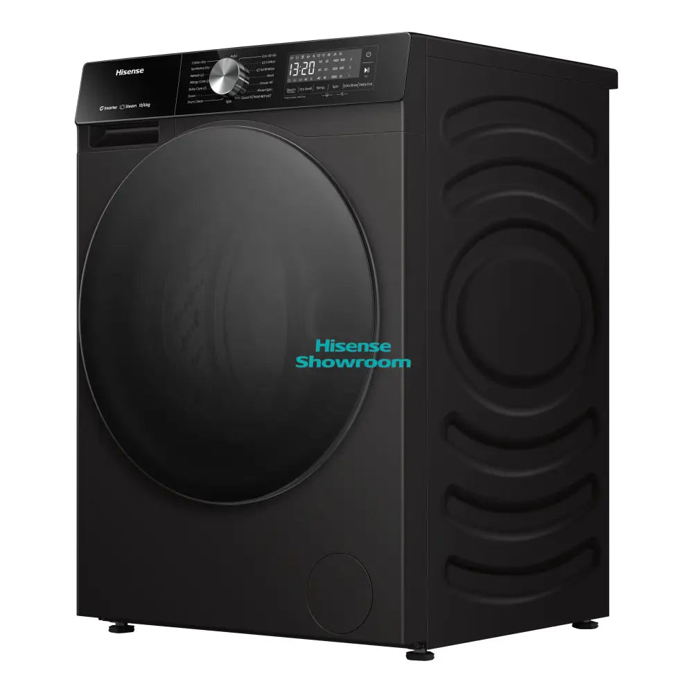Hisense 10kg Wash & 6kg Dry Fully Automatic Front Load Washing Machine | Smart | Premium Black | WD3S1042BB