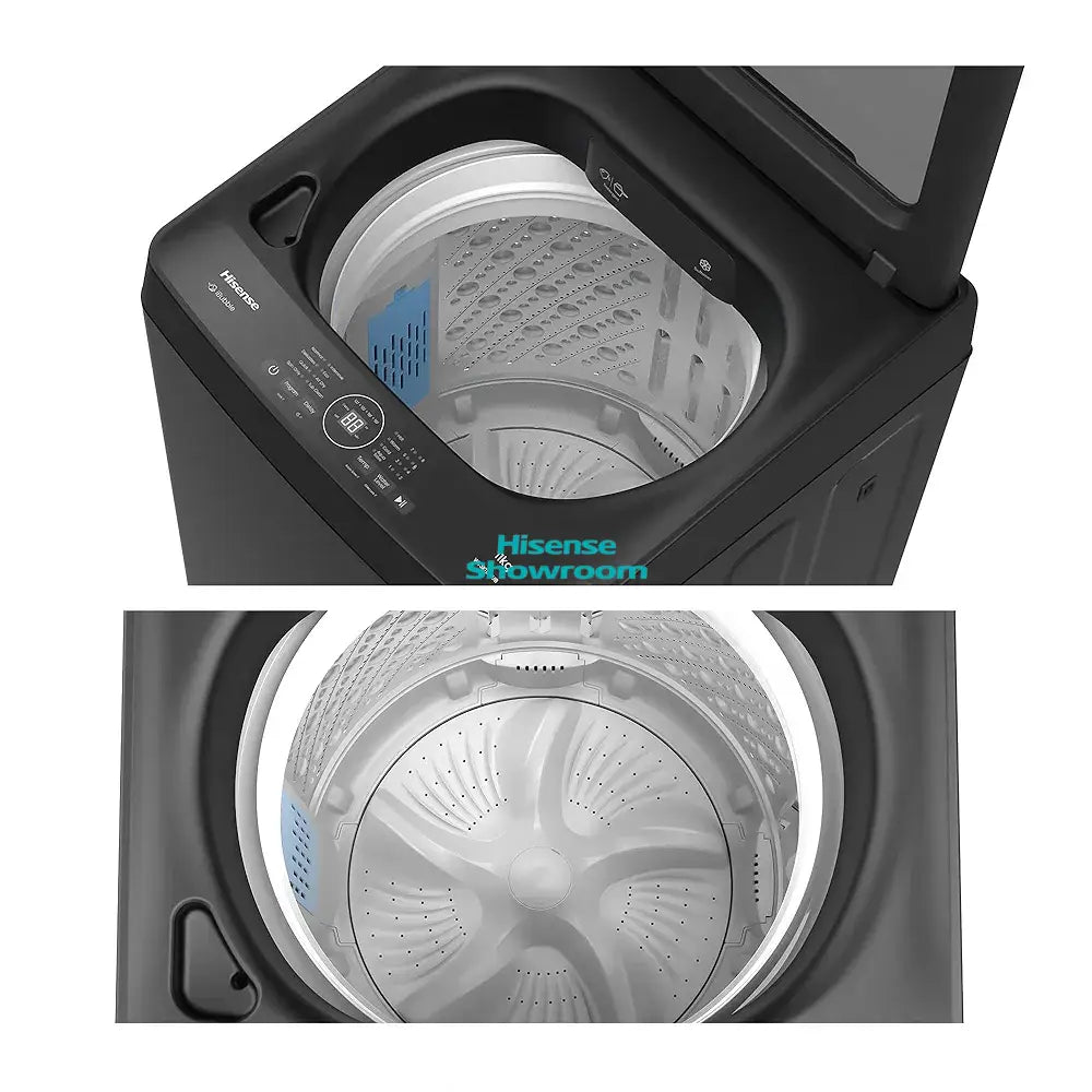 Hisense 11kg Fully Automatic Top Load Wash Rinse & Spin Washing Machine | Black | WT3K1123UB