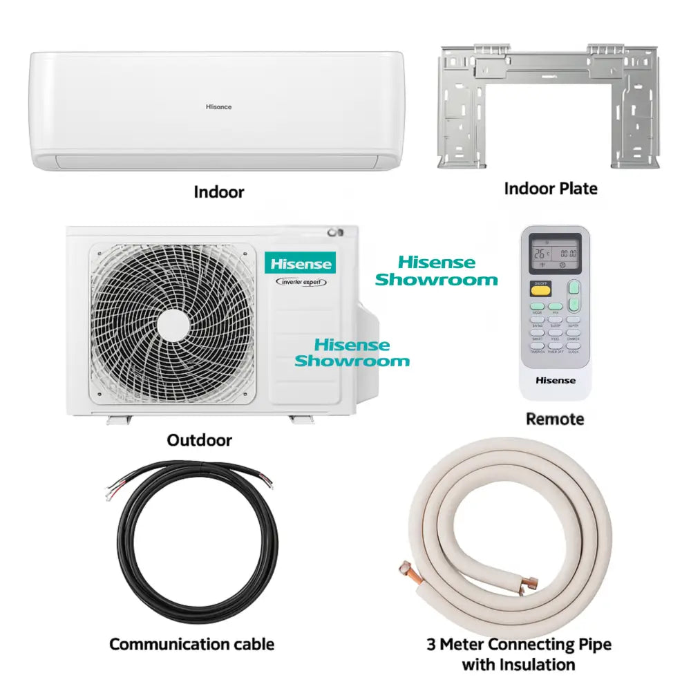 Hisense 12,000BTU (1.25HP) Smart Inverter Split Unit Air Conditioner | Wi Fi | AS 12TW4