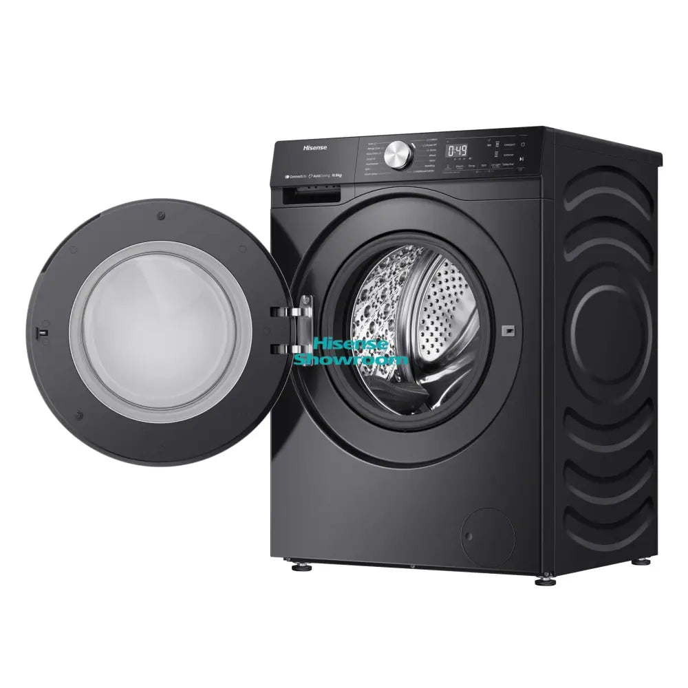 Hisense 12kg Fully Automatic Front Load Washing Machine | Wash Rinse & Spin | Premium Black | WF5S1245BB