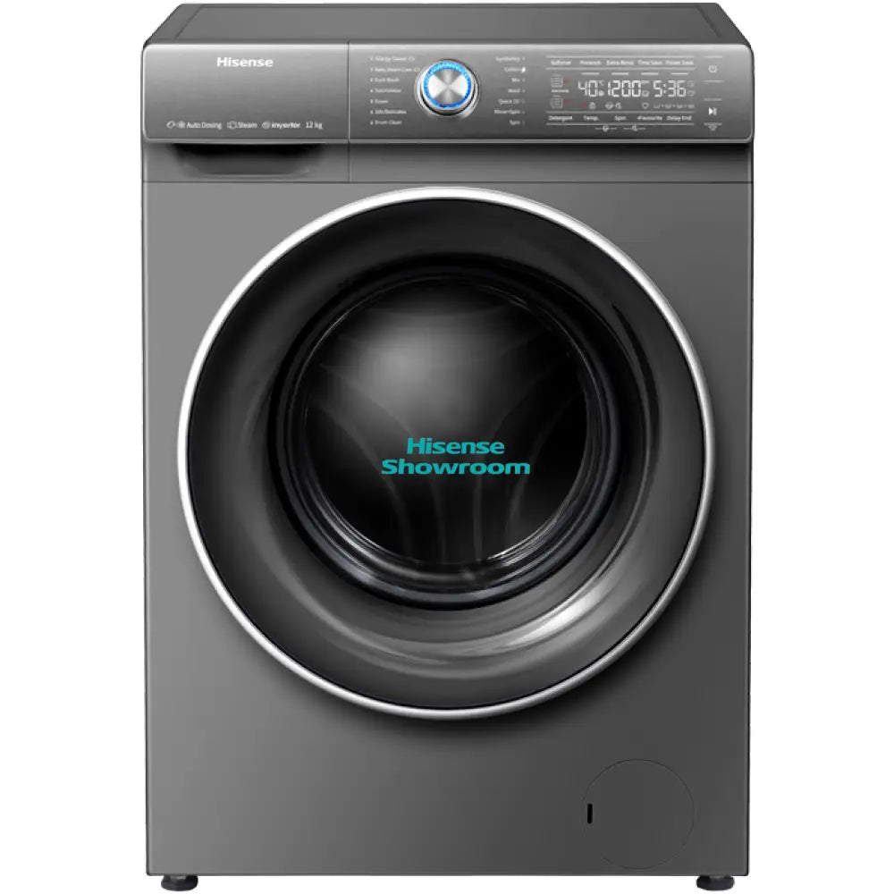Hisense 12Kg Fully Automatic Front Load Washing Machine | WFQR1214VAJMT/WF5S1245BB