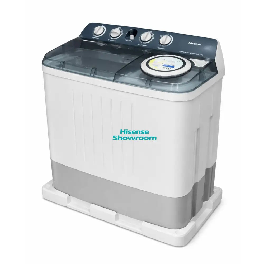 Hisense 12kg Semi Automatic (Manual) Top Load Washing Machine | Twin Tub | White | WSXL121