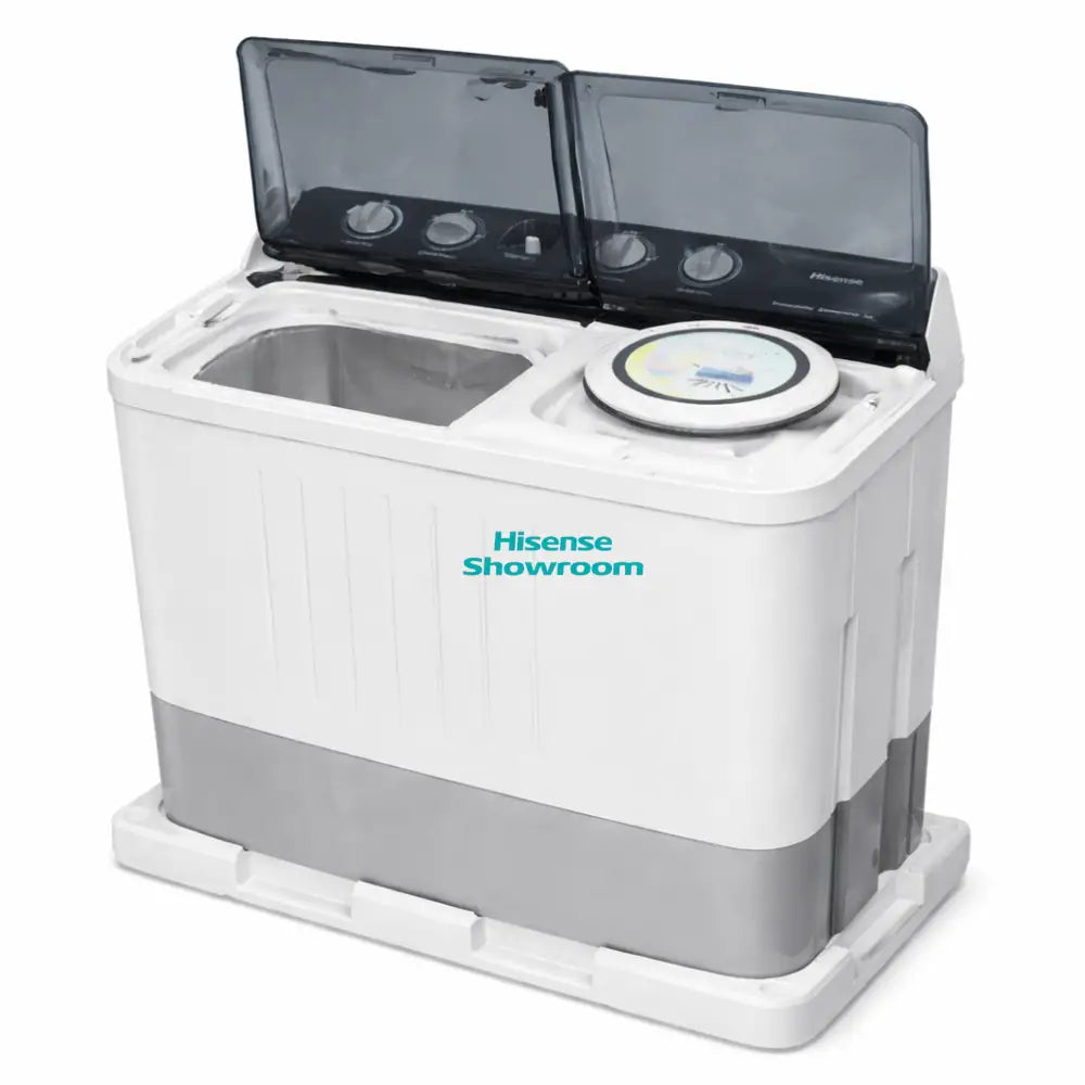 Hisense 12kg Semi Automatic (Manual) Top Load Washing Machine | Twin Tub | White | WSXL121