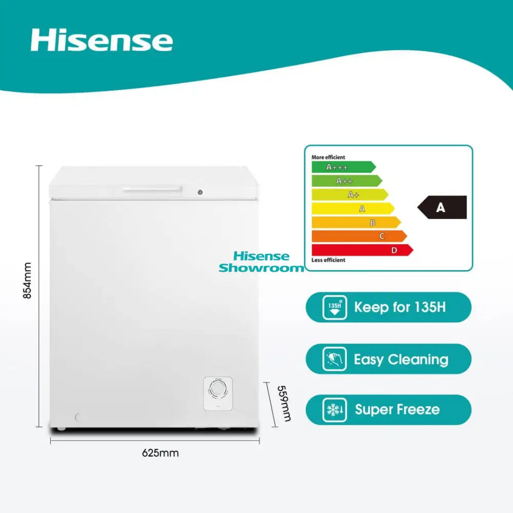 Hisense 142L White Chest Freezer | Frost | H175CF
