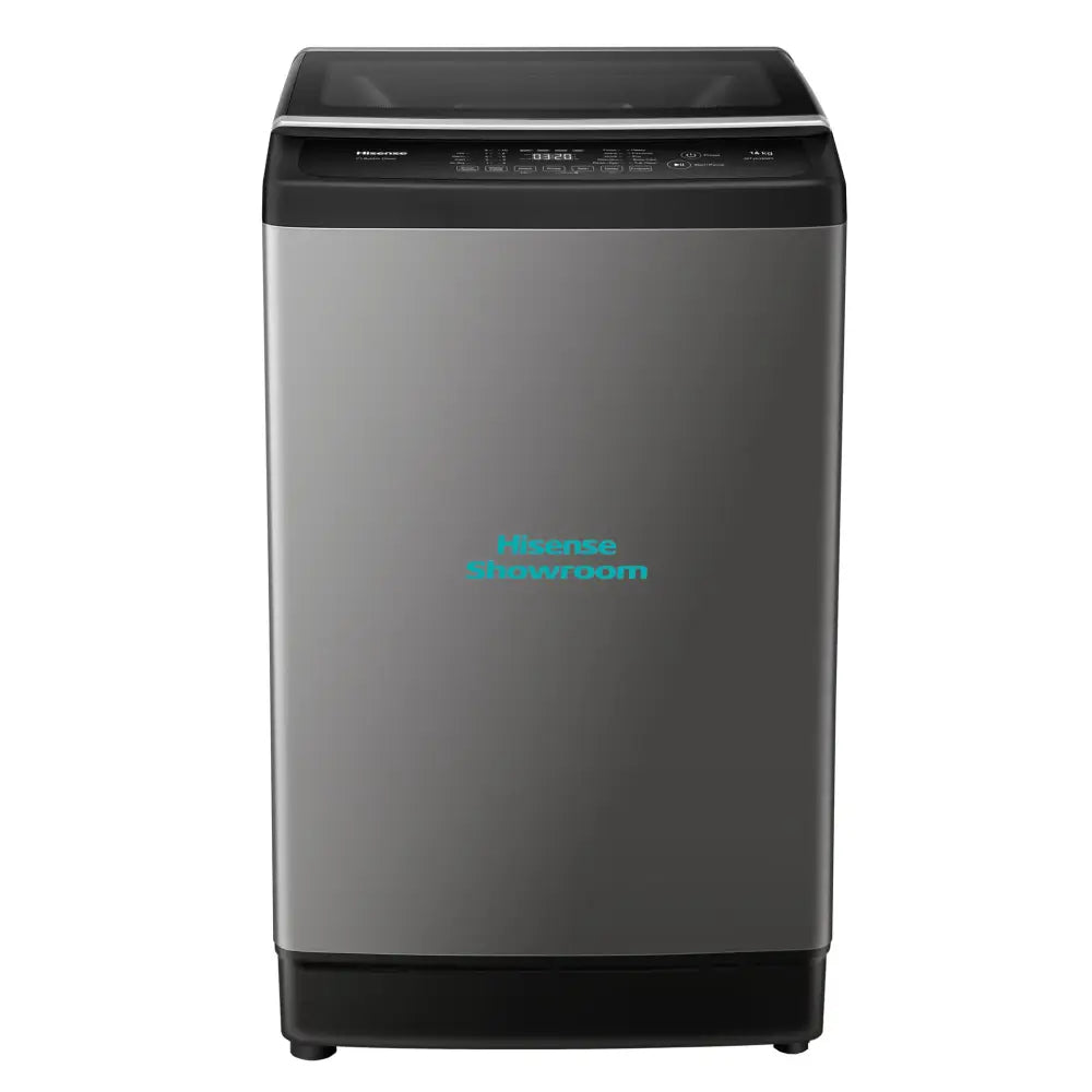 Hisense 14kg Wash & Rinse Top Load Washing Machine | Titanium Silver | WTJA1402T