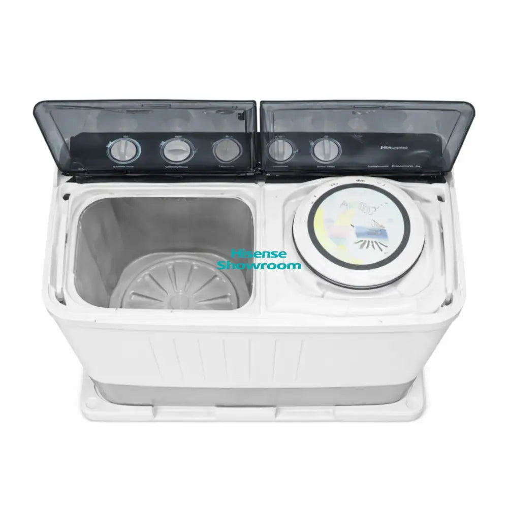 Hisense 14kg Semi Automatic (Manual) Top Load Washing Machine | Twin Tub | White | WSXL141