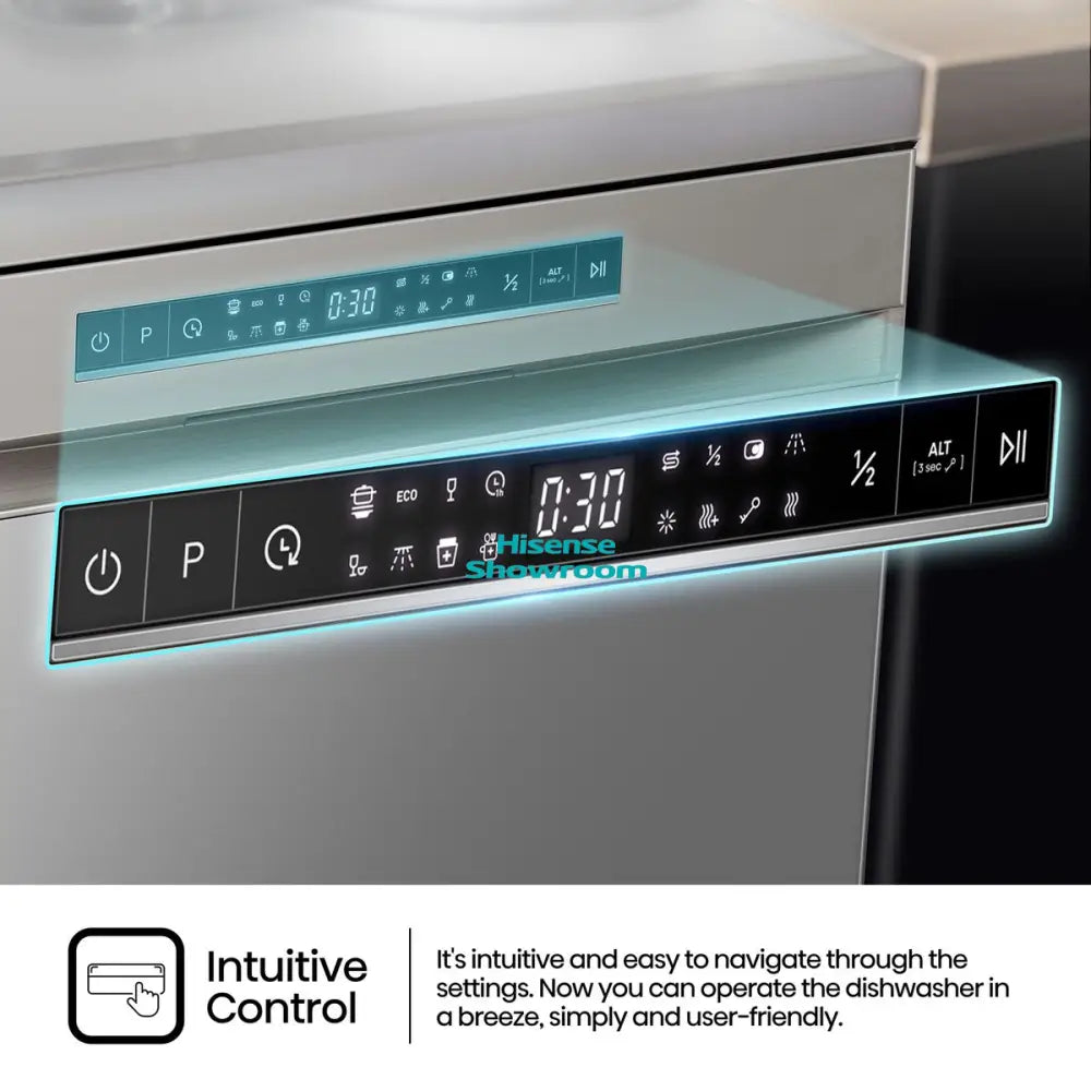 Hisense 15 Place Dishwasher with LED Display | H15DSL