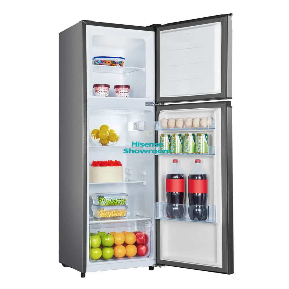 Hisense 154L Double Door Fridge | Frost | Titanium Silver | H225TTS/RD20