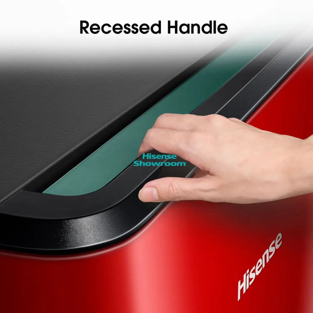 Hisense 177L Red Single Door Fridge + Water Dispenser | H235RRE-WD