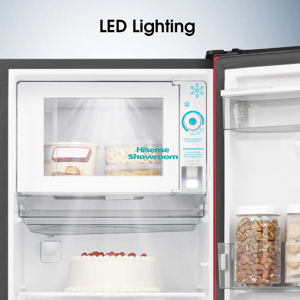 Hisense 177L Red Single Door Fridge + Water Dispenser | H235RRE-WD