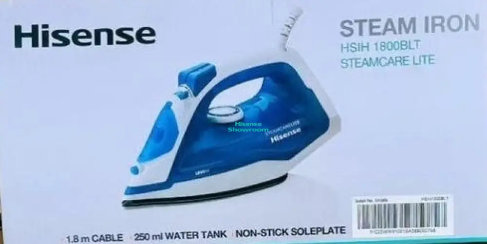 Hisense 1800W Steam Iron | HSIH1800BLT
