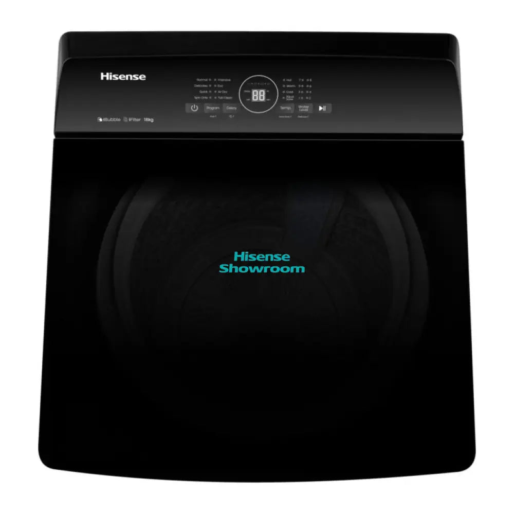 Hisense 18kg Smart Top Load Auto Washing Machine | Premium Grey | WT3i1823UB
