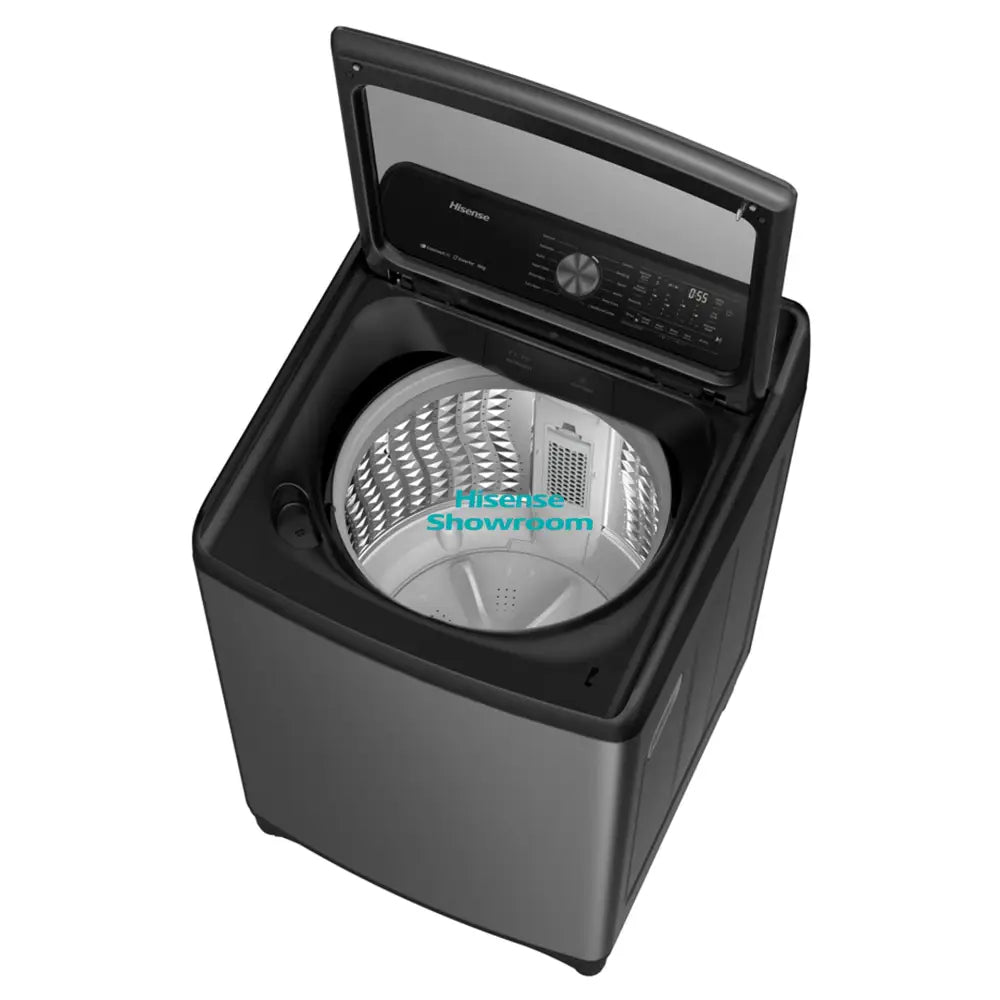 Hisense 18kg Smart Top Load Auto Washing Machine | Titanium Silver | WT5T1825DT