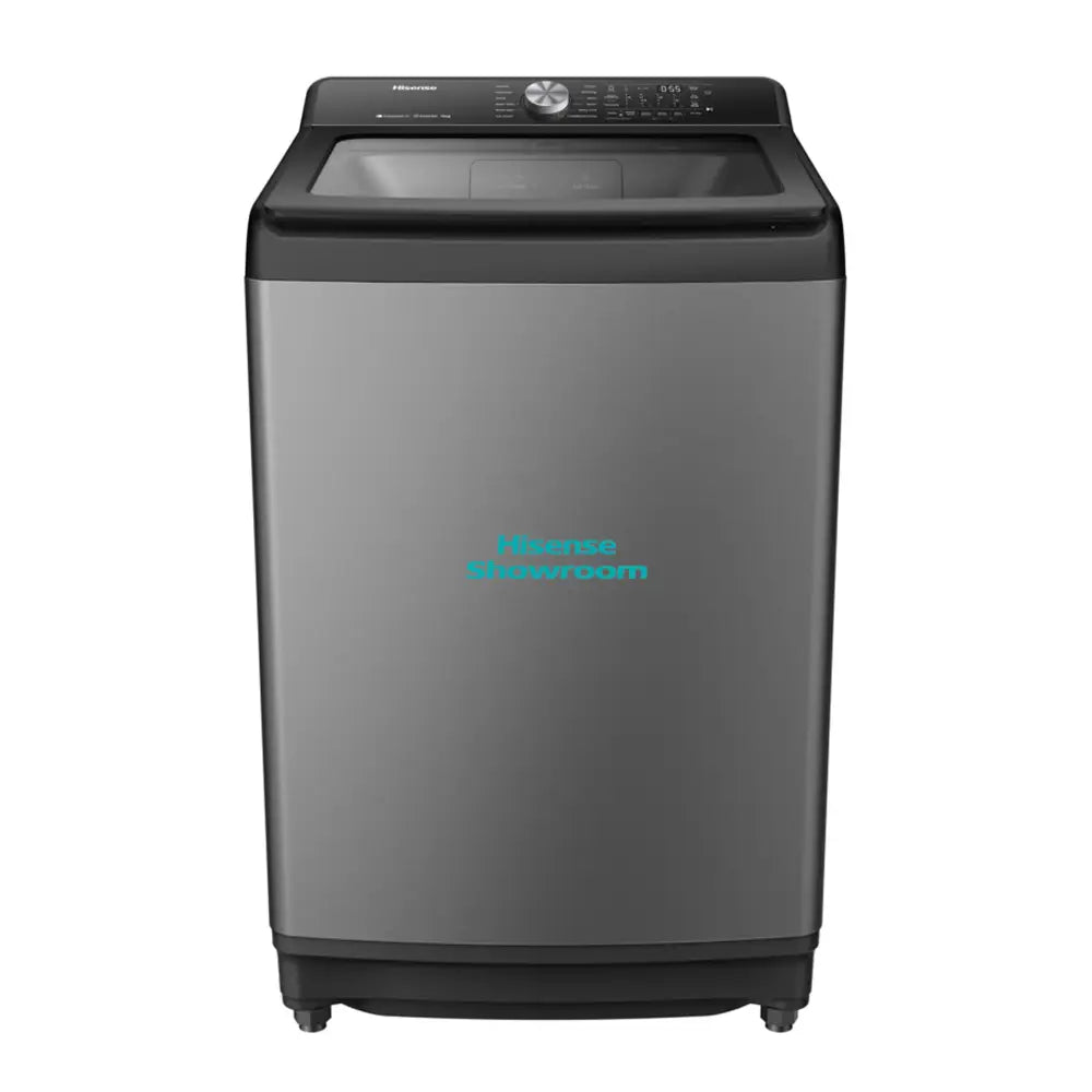 Hisense 18kg Smart Top Load Auto Washing Machine | Titanium Silver | WT5T1825DT