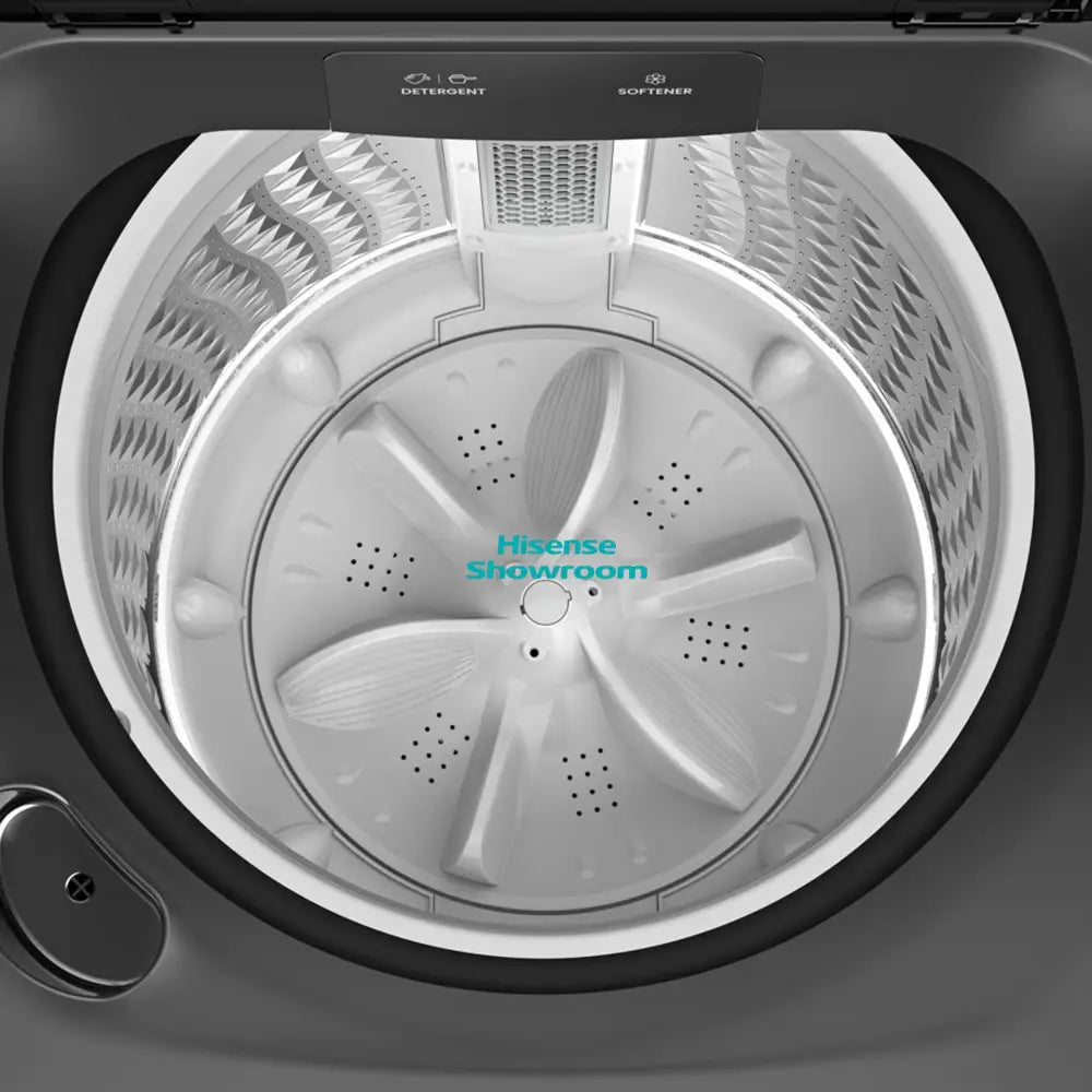 Hisense 18kg Smart Top Load Auto Washing Machine | Titanium Silver | WT5T1825DT