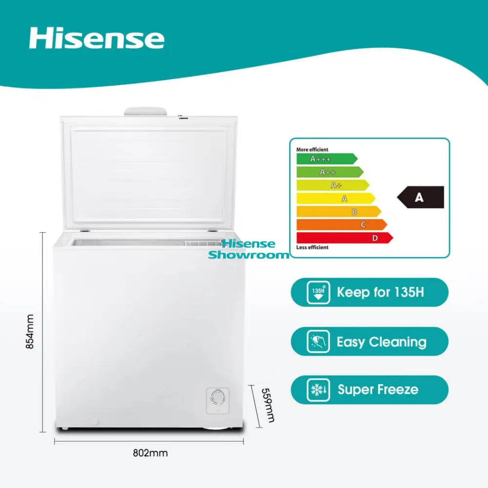 Hisense 198L Chest Freezer | Frost | White | H245CF