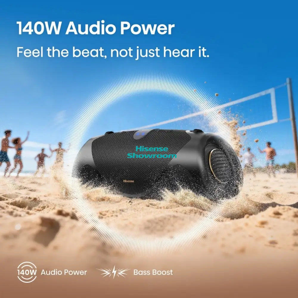 Hisense 2.0 Channel 140w Portable Bluetooth Speaker with Subwoofer | WEBOOM