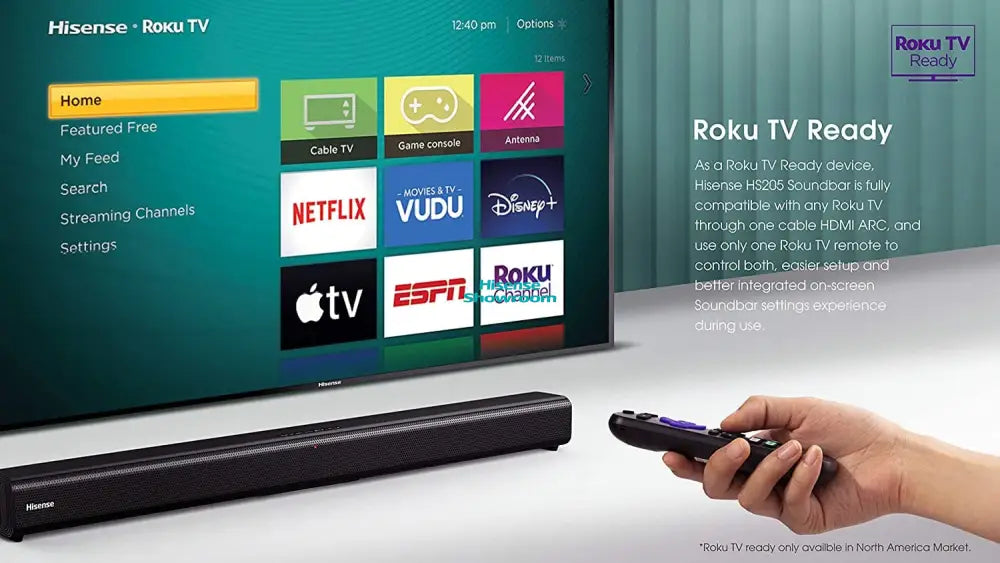 Hisense 2.0 Channel 60W Soundbar | HS205