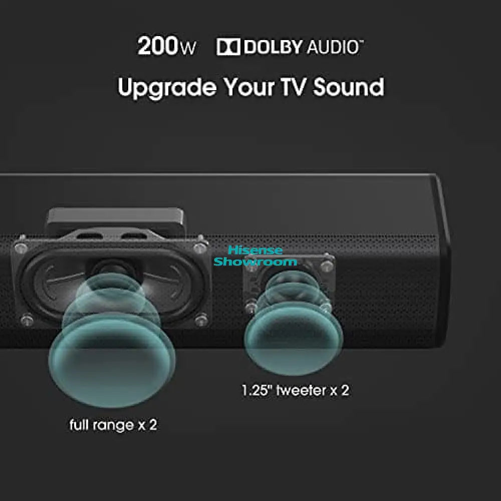 Hisense 2.1 Channel 200W Soundbar + Subwoofer | HS218