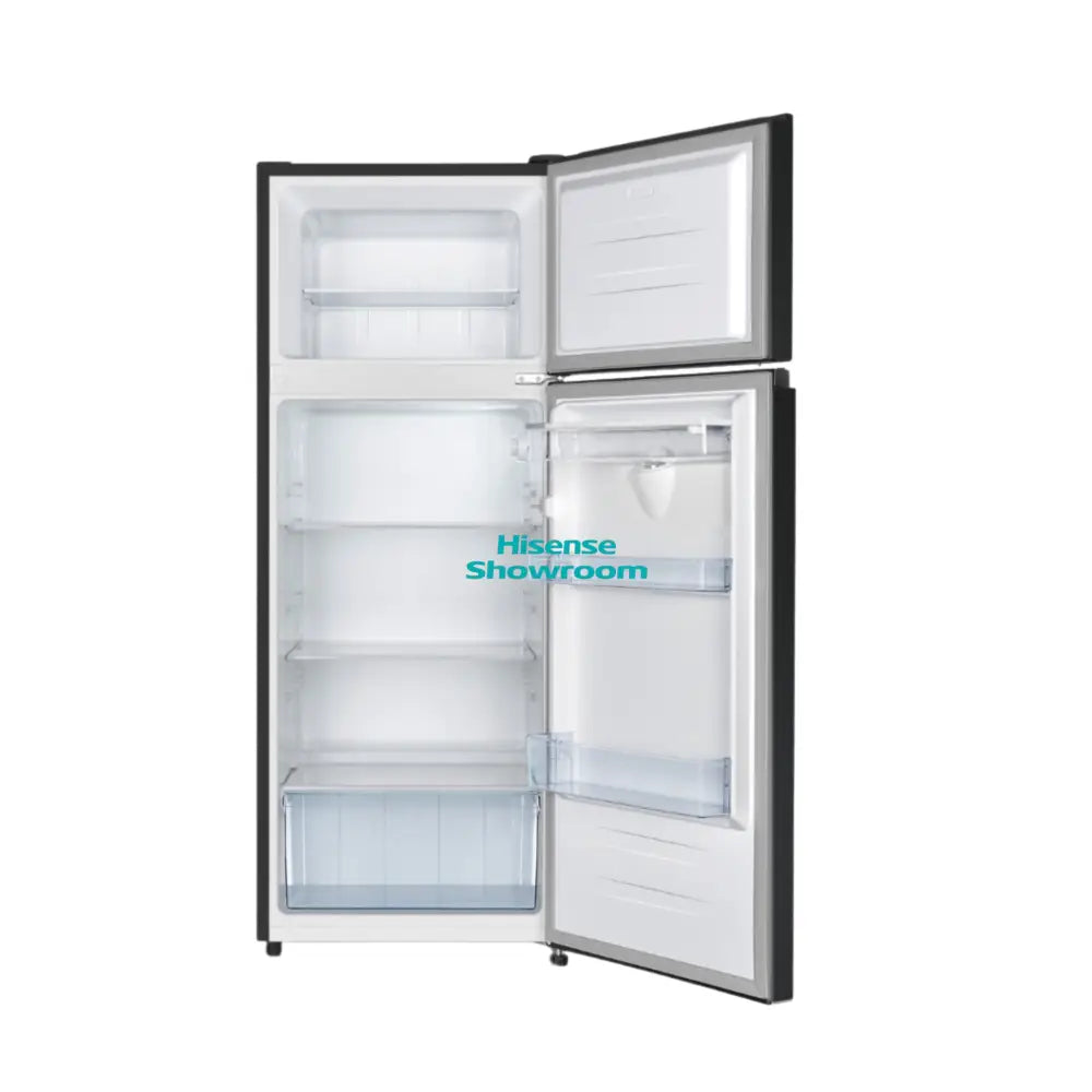 Hisense 205L Double Door Fridge | Frost | Black | RT1N205NEBN