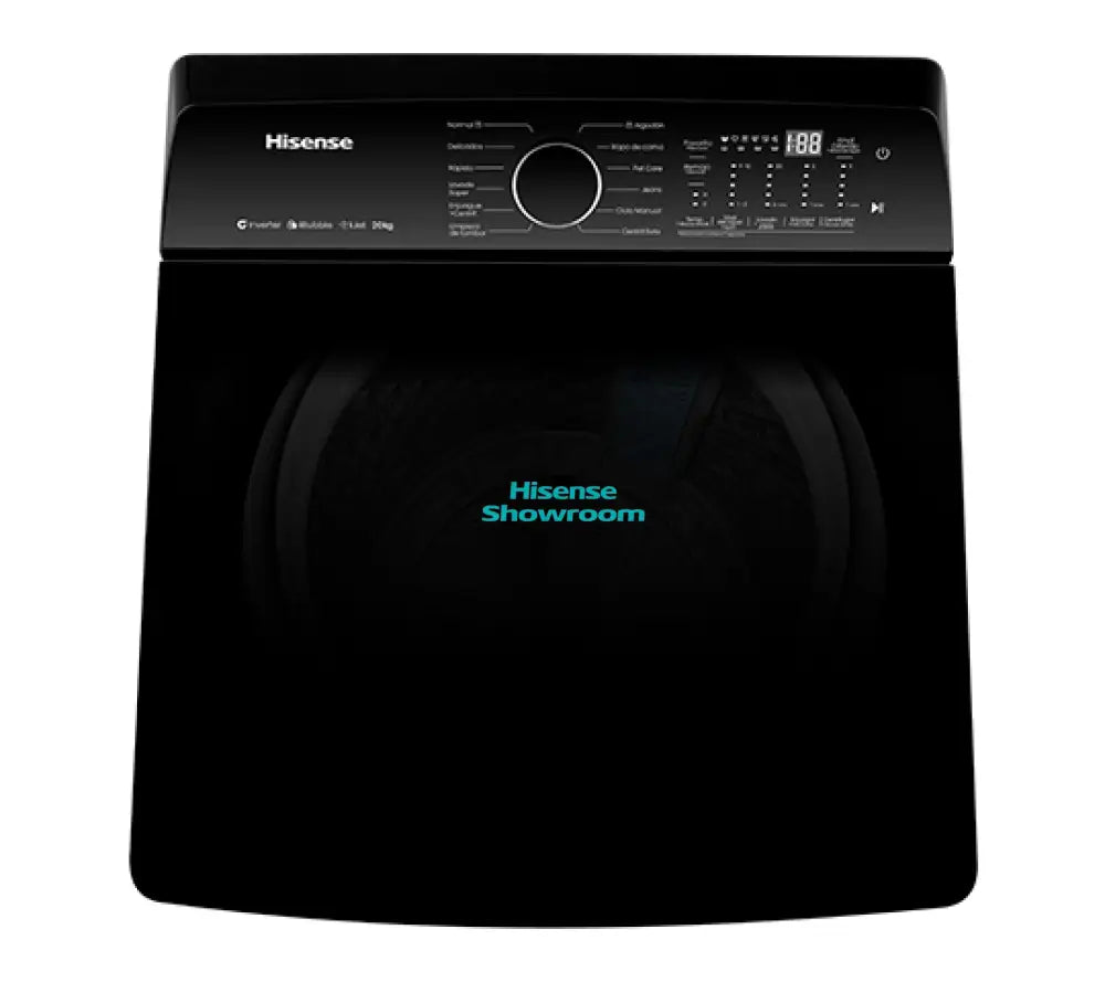 Hisense 20kg Top Load Automatic Washing Machine | Wi-Fi | Titanium Silver | WT5i2023DB