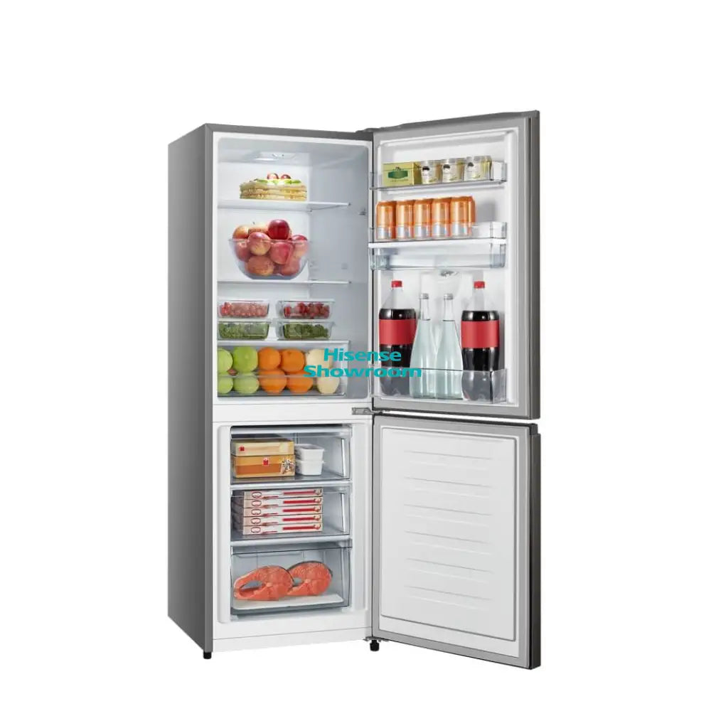 Hisense 221L Frost Double Door Fridge + Water Dispenser | INOX | H310BIT WD