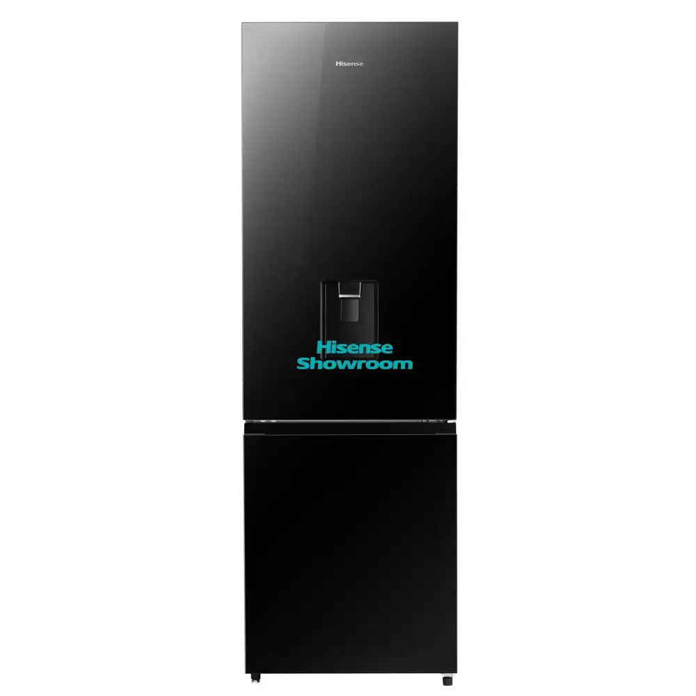 Hisense 220L Double Door Fridge + Water Dispenser | Frost | Black | H300BBL-WD (H310BIT-WD Replacement)