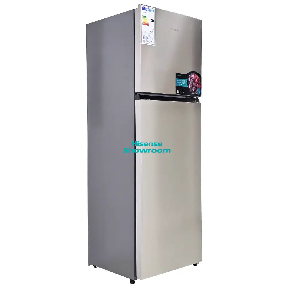 Hisense 246L Double Door Fridge | No Frost | Titanium Silver | H321TI