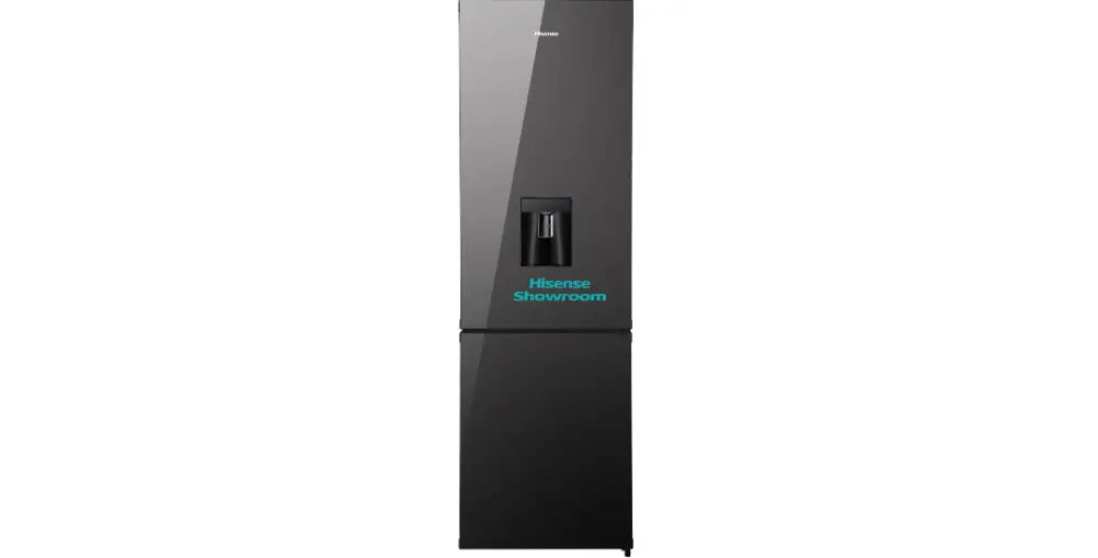 Hisense 263L Double Door Fridge + Water Dispenser | Frost | Black Mirror | H370BMIB-WD