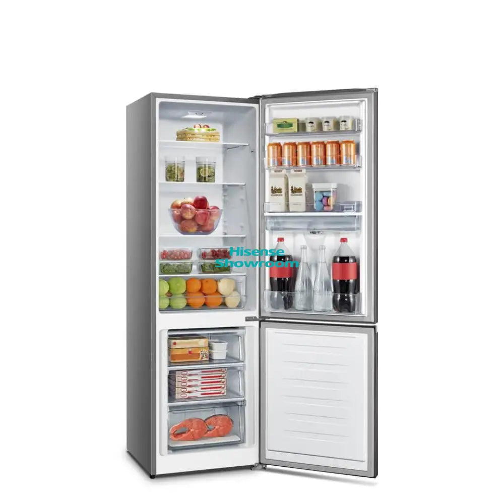 Hisense 262L Double Door Fridge + Water Dispenser | Frost | Titanium Silver | H350BTS WD