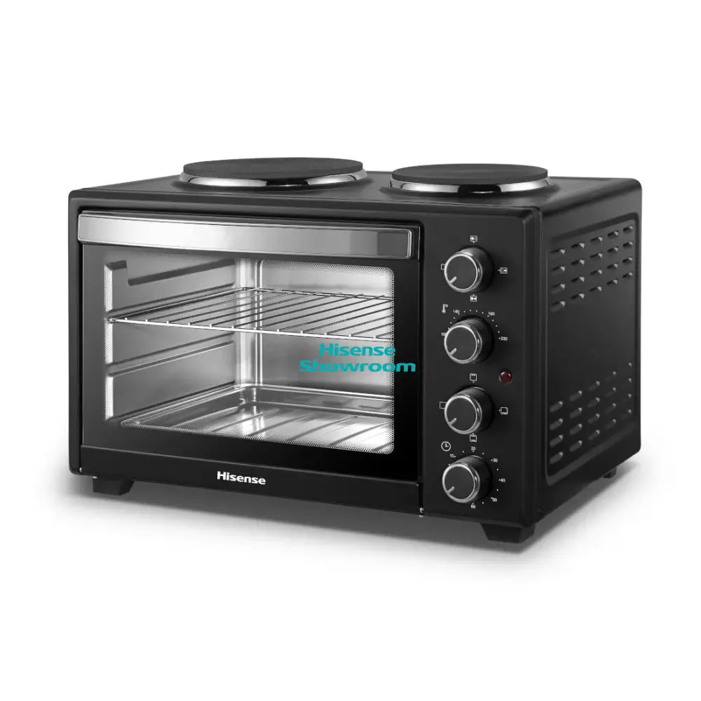Hisense 28L Mini Electric Oven & Hotplate | Black | H28TOBKPKL16