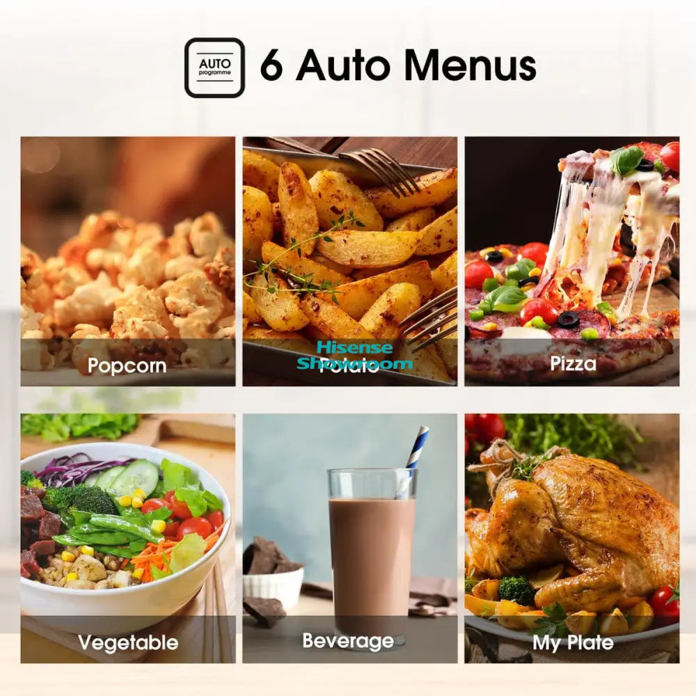 Hisense 30L Silver Automatic Microwave | H30MOMS9H