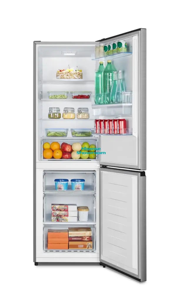 Hisense 350L Double Door Fridge + Water Dispenser | Frost | Titanium INOX | H450BIT WD