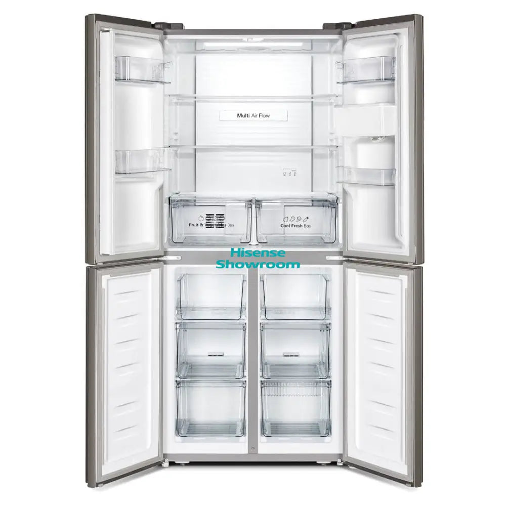 Hisense 392L Multi Door Refrigerator | Titanium INOX | Water Dispenser | H520FI WD