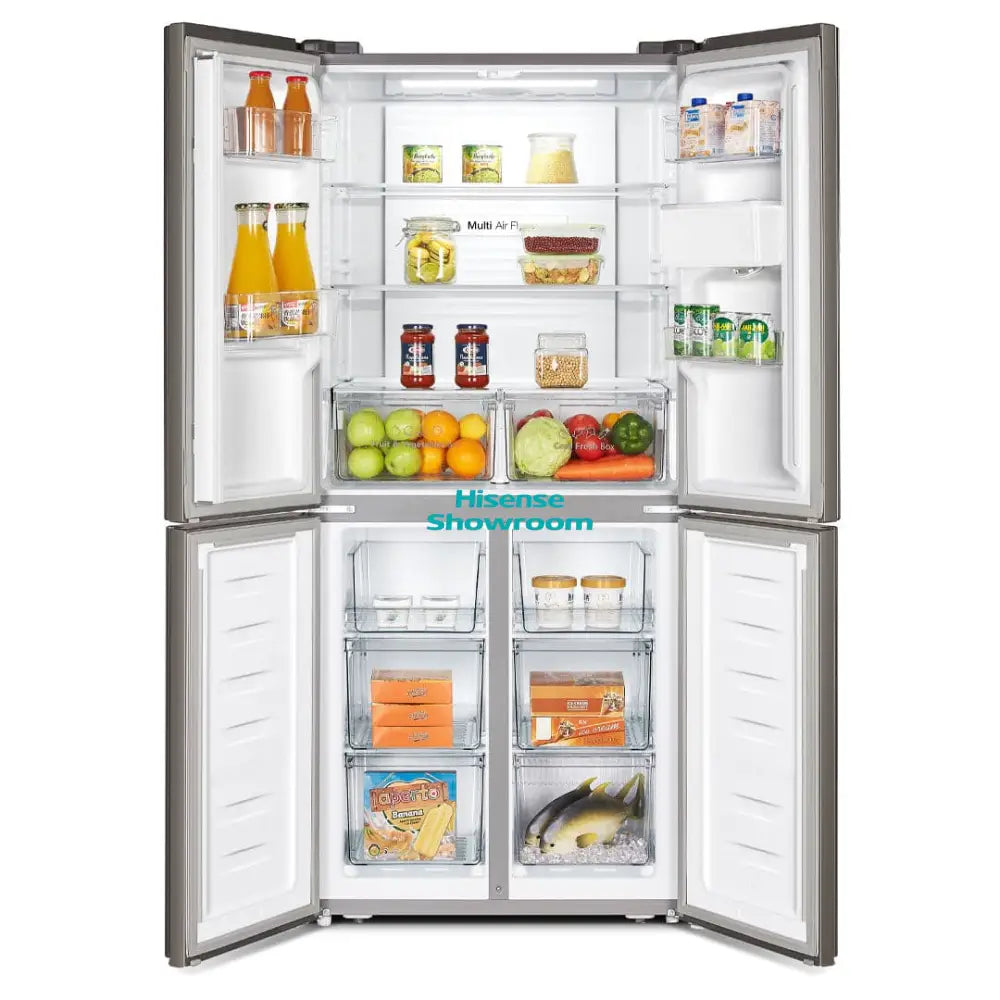 Hisense 392L Multi Door Refrigerator | Titanium INOX | Water Dispenser | H520FI WD