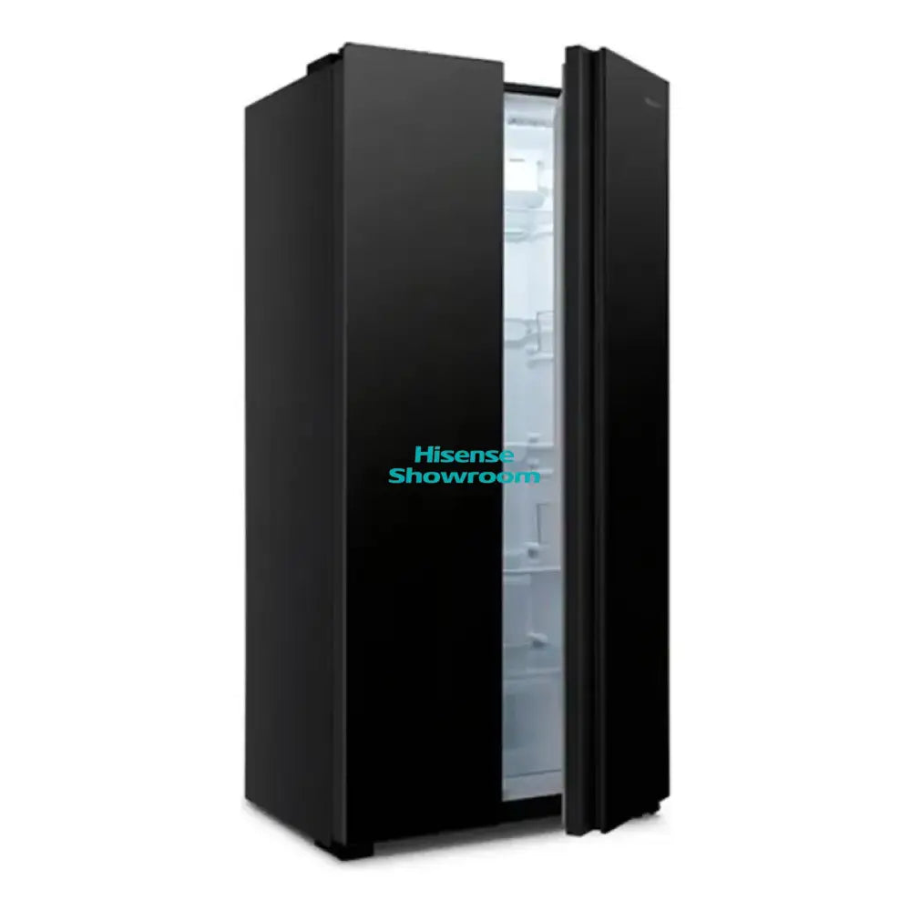 Hisense 428L Side by Side Fridge | No Frost | Black | RS3N428NAB