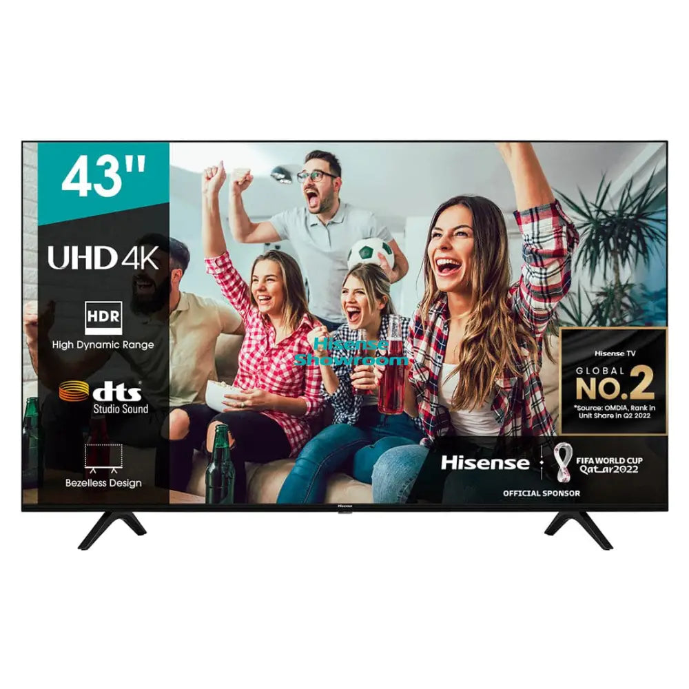 Hisense 43″ UHD Smart 4K TV | 43A6K/N