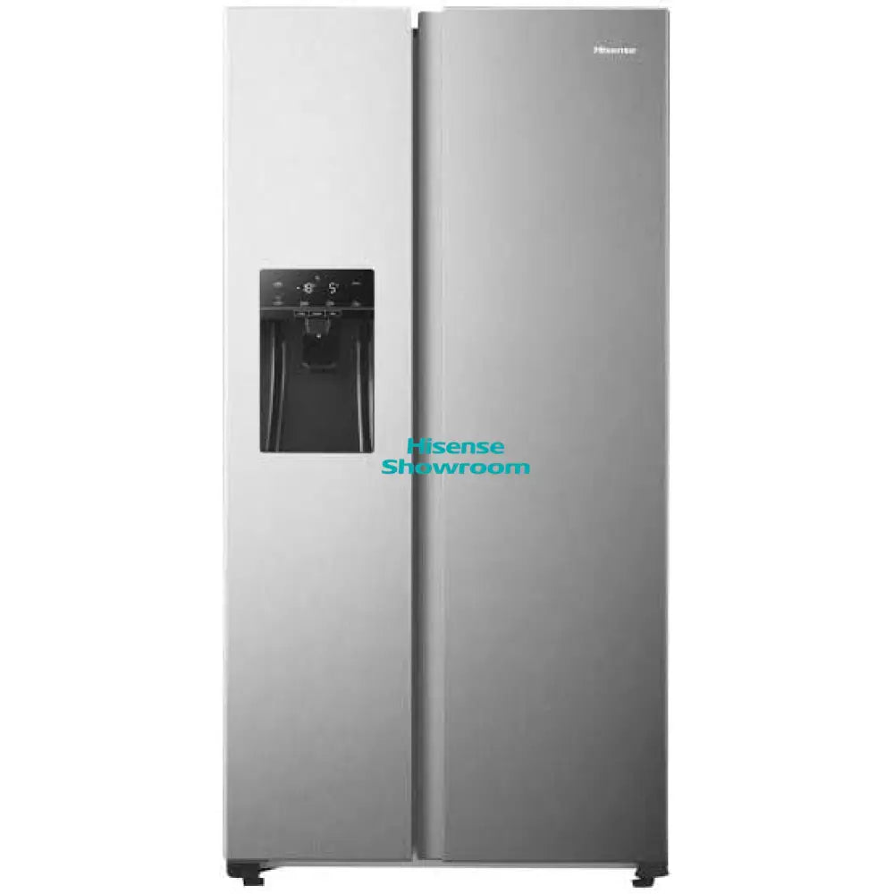 Hisense 474L Side By Side Fridge | Non Frost | Brushed Stainless Steel | H690SS IDL