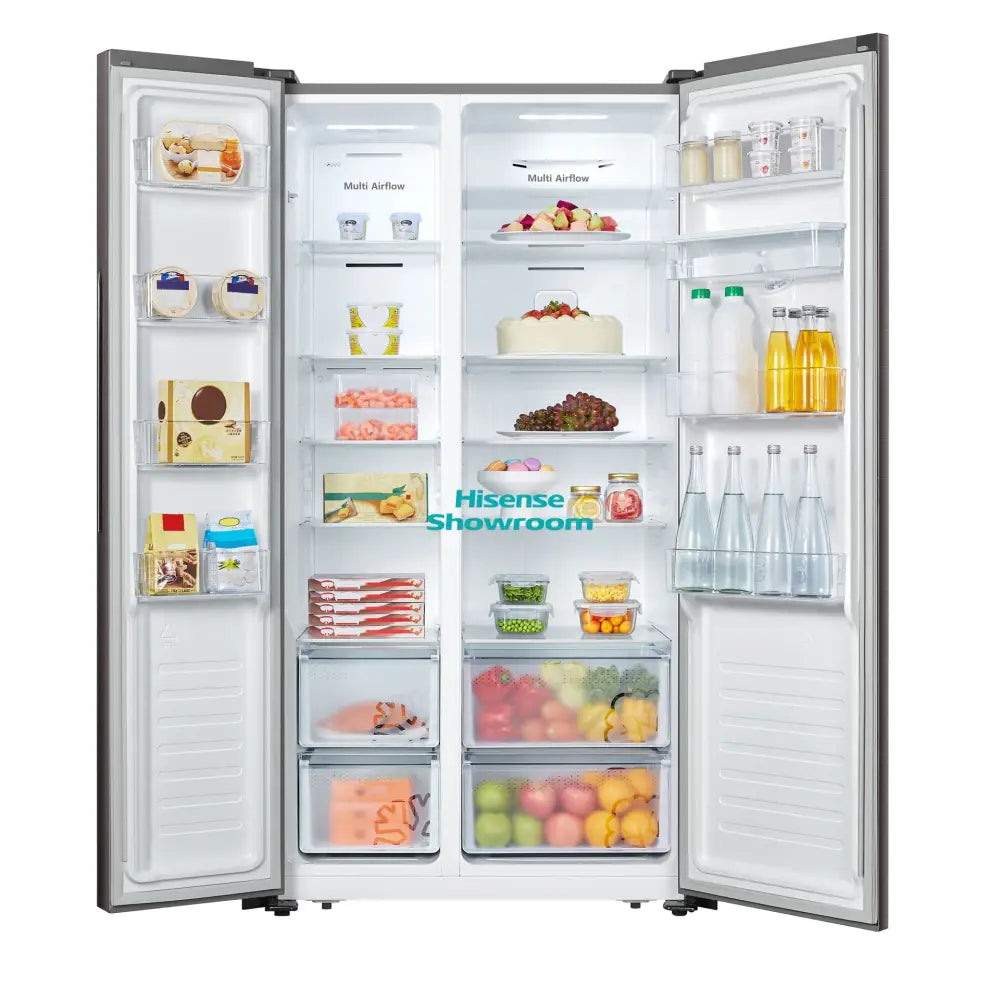 Hisense 508L Blue & White No Frost Side By Side Fridge + Water Dispenser | H670SDBL WD