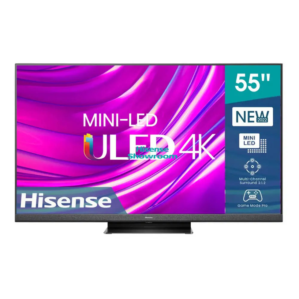 Hisense 55″ Mini LED ULED 4K TV | Quantom | 55U8H