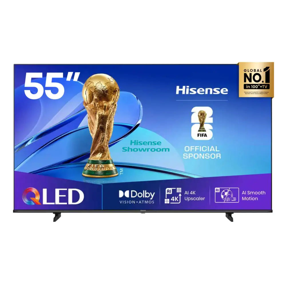Hisense 55’’ QLED Smart 4K TV | Quantom Dot | 55Q6